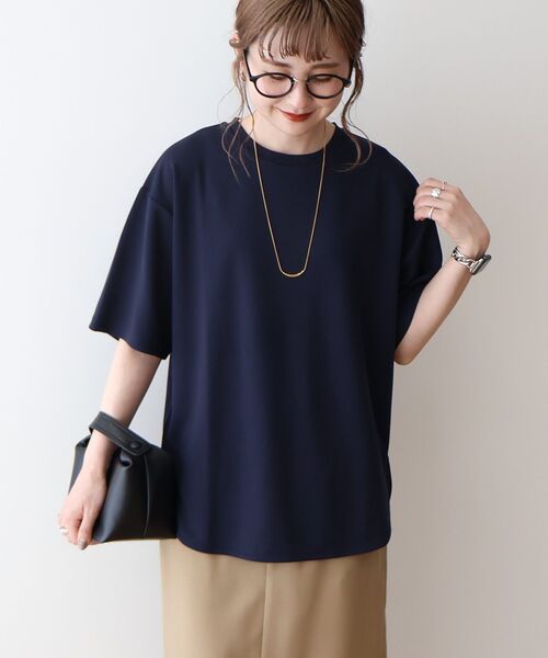 AMERICAN HOLIC tシャツ ジョーゼット ラウンドヘムトップス