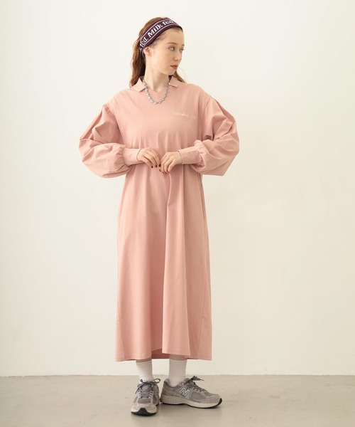 MILK Cotton Candy ワンピース MILKFED.（ミルクフェド） ワンピース COOPER LOGO GAME DRESS