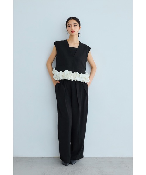 niana 結婚式 パンツドレス セットアップ 3点セット niana パンツドレス バルーンキャミセットアップ 3点セット