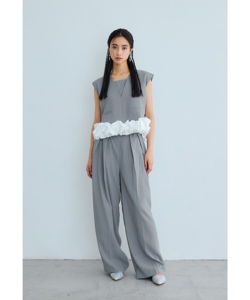 niana（ニアナ） パンツドレス ホイップヘムセットアップ 2点セット