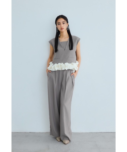 niana（ニアナ） パンツドレス ホイップヘムセットアップ 2点セット