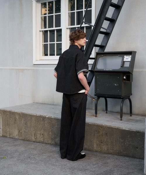 Regen Glanz ワイドレッグデニム Regen Glanz ジーンズ straight selvedge denim/ストレート
