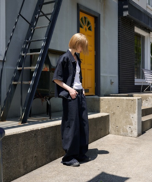 Regen Glanz wide baggy denim pantsバギーデニム wide baggy denim pants/ワイドバギーデニムパンツ（デニム