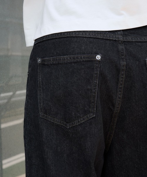 Regen Glanz ジーンズ wide baggy slub denim pants/ワイド