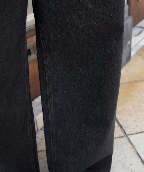 Regen Glanz ジーンズ wide baggy slub denim pants/ワイド
