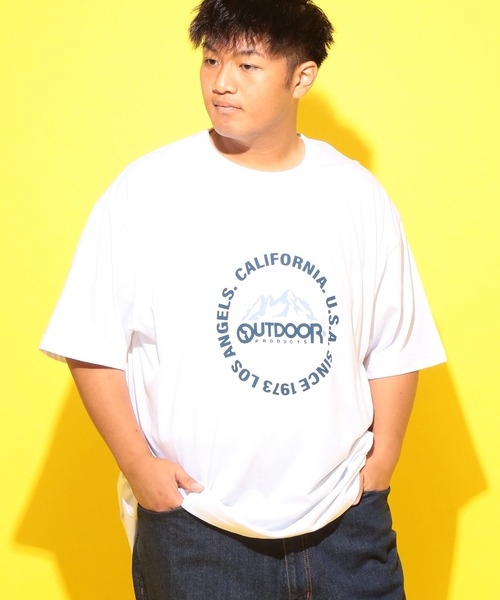 人文 #OUTDOOR OUTDOOR PRODUCTS（アウトドアプロダクツ） tシャツ サークルロゴ
