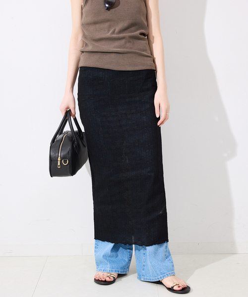 GLOWNY スカート GLOWNY/グロウニー ISLAND SHEER LONG SKIRT