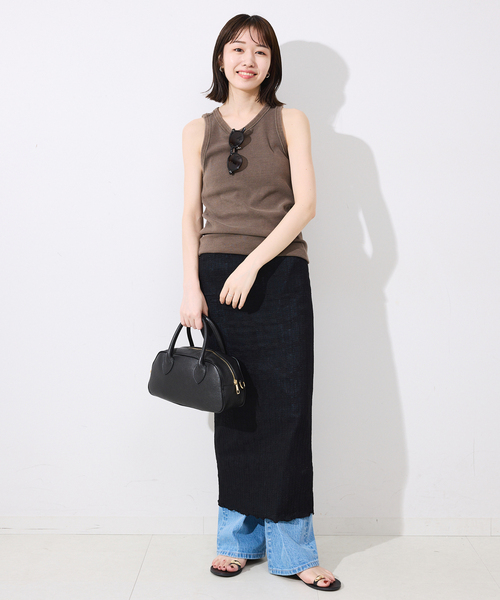 GLOWNY スカート 新品 セール】 ホイルプリントプリーツ スカート （ロング・マキシ丈