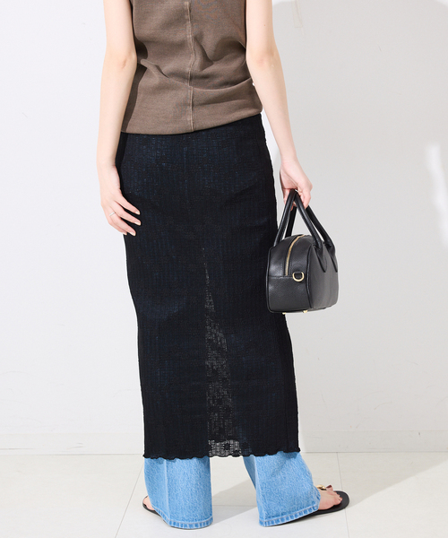 GLOWNY スカート GLOWNY/グロウニー ISLAND SHEER LONG SKIRT