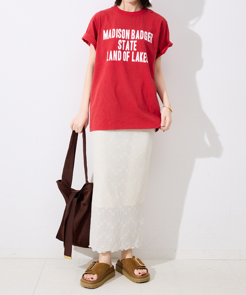 GLOWNY スカート GLOWNY/グロウニー ISLAND SHEER LONG SKIRT