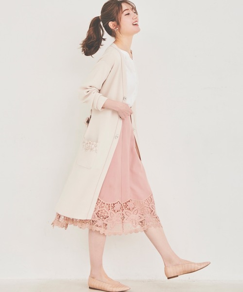 「LAISSE PASSE」 カーディガン MEDIUM アイボリー レディース LAISSE PASSE 「LAISSE PASSE」 カーディガン MEDIUM アイボリー