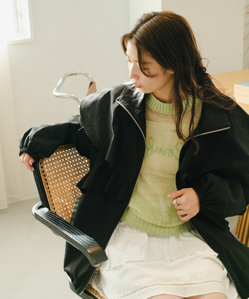 Kastane（カスタネ） ジップアップブルゾン FREE アイボリー