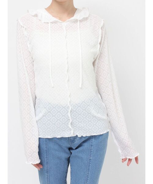 tシャツ フードレースtops レディース merry jenny tシャツ フードレースtops レディース : ZOZOTOWN