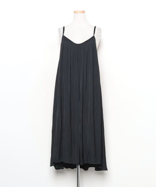 NOBLE 「NOBLE」 キャミソールワンピース FREE ネイビー レディース