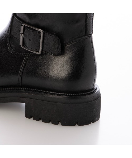 EVOL（イーボル） ブーツ 「本革・柔らかい」ベルトストレッチショート