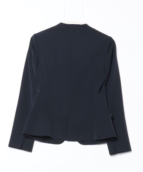 PLST 「PLST」 ノーカラージャケット X-SMALL ネイビー