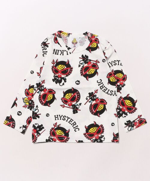美品⭐️HYSTERIC ミニ  ヒスミニ総柄　 ダウンジャケット　黒　140cm HYSTERIC MINI（ヒステリックミニ）｜ジャケット/アウター