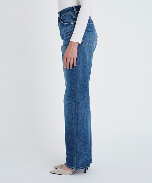 YANUK 「YANUK」 加工デニムパンツ 22inch ブルー レディース