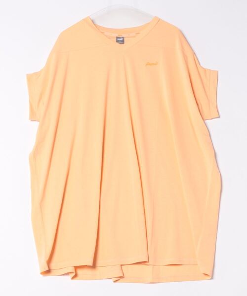 「PUMA」 半袖カットソー SMALL オレンジ系その他 レディース