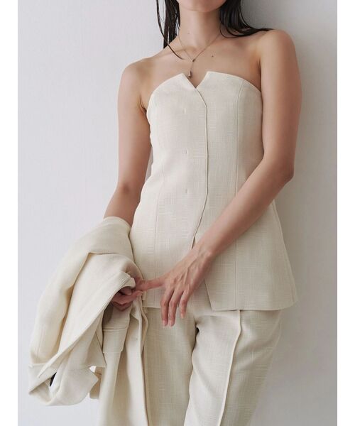 【未使用】TONAL トーナル ジャケット＆ビスチェ セット タグ付き TONAL（トーナル） カラミビスチェ レディース : ZOZOTOWN Yahoo!店