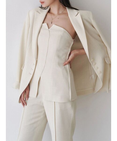 【未使用】TONAL トーナル ジャケット＆ビスチェ セット タグ付き TONAL（トーナル） カラミビスチェ レディース : ZOZOTOWN Yahoo!店