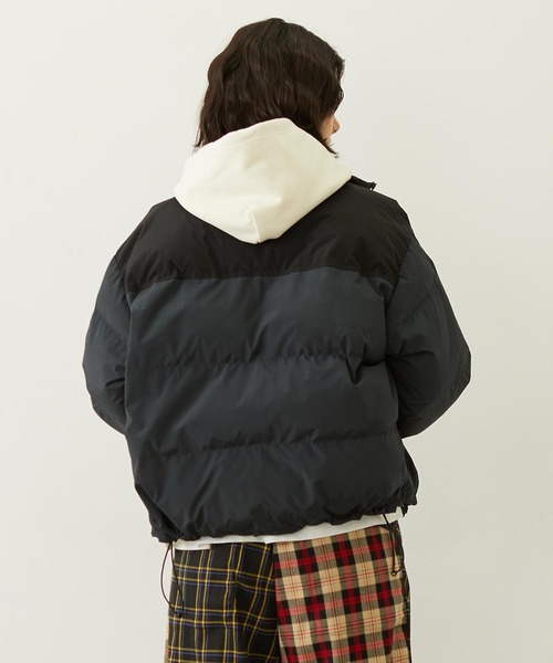 ミルクフェド　ダウンジャケット　新品未使用 MILKFED. ダウンコート ダウンジャケット BAR PATCH PUFFER