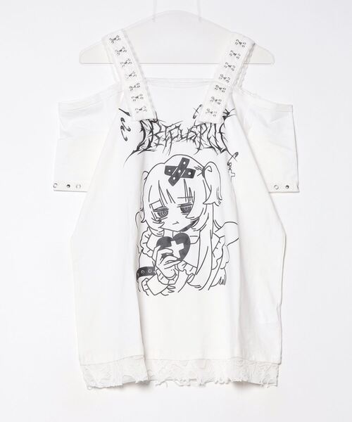 せな様◉未使用タグ付 アイレネ レース アシンメトリー Tシャツ せな様◉未使用タグ付 アイレネ レース アシンメトリー Tシャツ