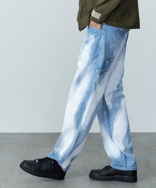 「Lee」 デニムパンツ MEDIUM オレンジ メンズ