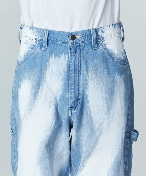 「Lee」 デニムパンツ MEDIUM オレンジ メンズ
