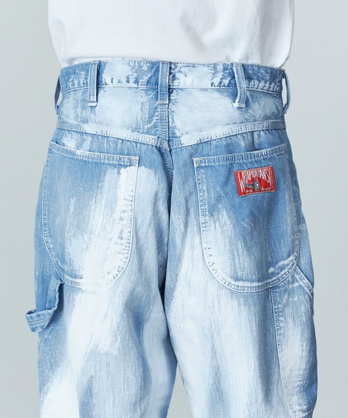 「Lee」 デニムパンツ MEDIUM オレンジ メンズ