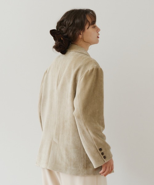 OLUN ジャケット テーラードジャケット Loose basic mall jacket