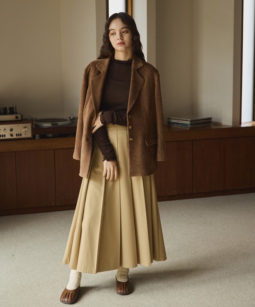 OLUN ジャケット テーラードジャケット Loose basic mall jacket