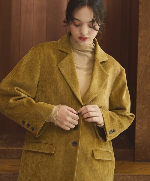 OLUN ジャケット テーラードジャケット Loose basic mall jacket