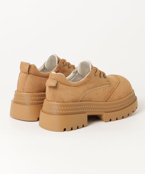 スニーカー 「Vini SELECT」厚底編み上げスニーカー レディース