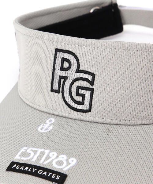 PEARLY GATES ポロシャツ ショートパンツ サンバイザー セット PEARLY GATES サンバイザー 「PEARLY GATES」PGロゴベーシック