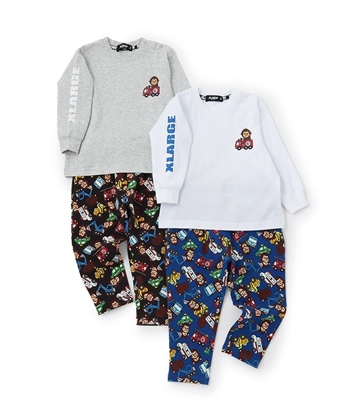 XLARGE KIDS（エクストララージ キッズ） セットアップ ファニーゴリラ