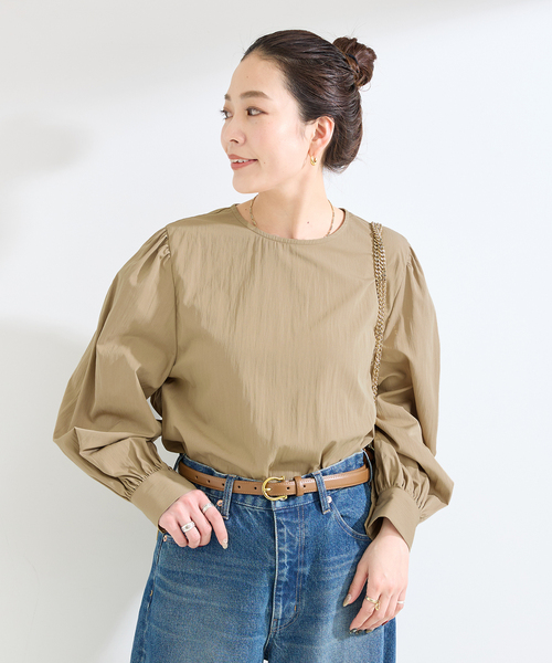 B.C STOCK（ベーセーストック） ブラウス シャツ 「WEB限定」手洗い可