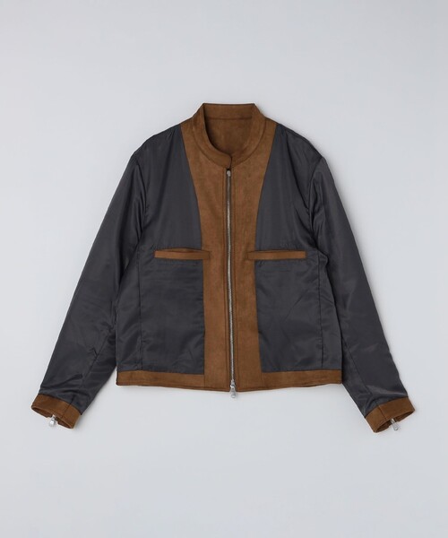 SHIPS（シップス） 革ジャン ライダース SHIPS: ポリエステル フェイク