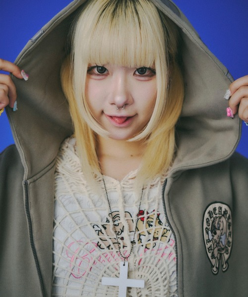 GALFY（ガルフィー） パーカー 「GALFY」百合の紋紋パーカー