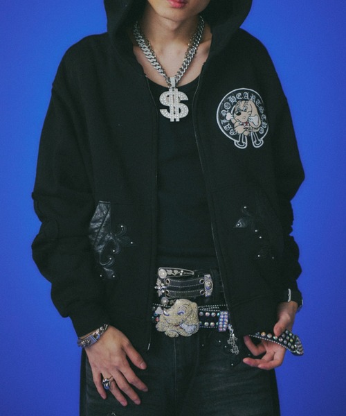 GALFY（ガルフィー） パーカー 「GALFY」百合の紋紋パーカー