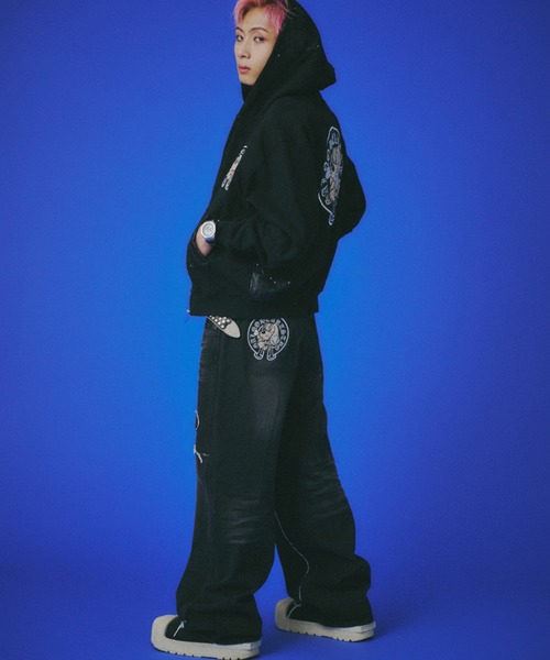 GALFY（ガルフィー） パーカー 「GALFY」百合の紋紋パーカー