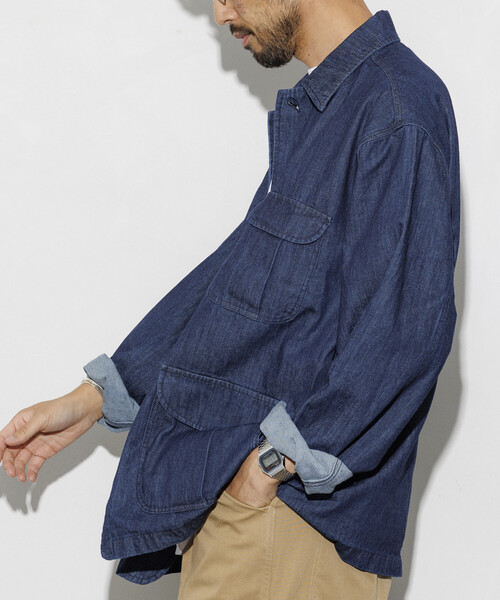 HINSON ブルゾン アウター HINSON/ヒンソン デニム ハンティング