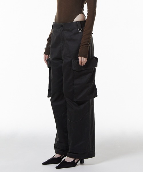 パンツ JOSE MOON / OIL FADE CARGO PANTS BROWN JOSE MOON（ジョゼムーン） カーゴパンツ OIL FADE CARGO PANTS/オイル