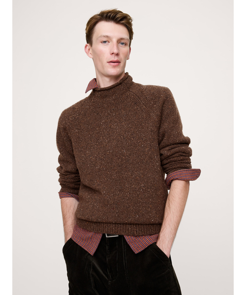 OLD JOE & CO. オールドジョー　ロールネックセーター　ニット セーター ニット ドネゴール ロールネック メンズ : ZOZOTOWN Yahoo!店