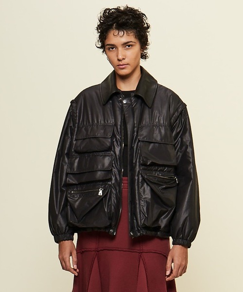 ブルゾン アウター 「CURRENTAGE/カレンテージ」Reversible jacket レディースの画像