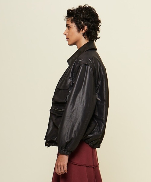 ブルゾン アウター 「CURRENTAGE/カレンテージ」Reversible jacket レディースの画像