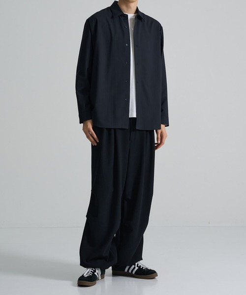 CITY TOKYO シャツ 「CITY TOKYO/シティートーキョー」Crispy wool