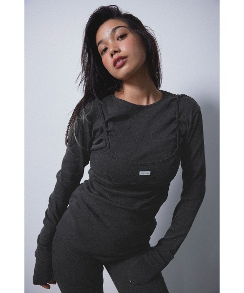 ALEXIA STAM（アリシアスタン） tシャツ Wellness Long Sleeve Tee