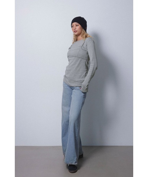 ALEXIA STAM（アリシアスタン） tシャツ Wellness Long Sleeve Tee