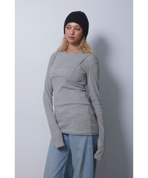 ALEXIA STAM（アリシアスタン） tシャツ Wellness Long Sleeve Tee